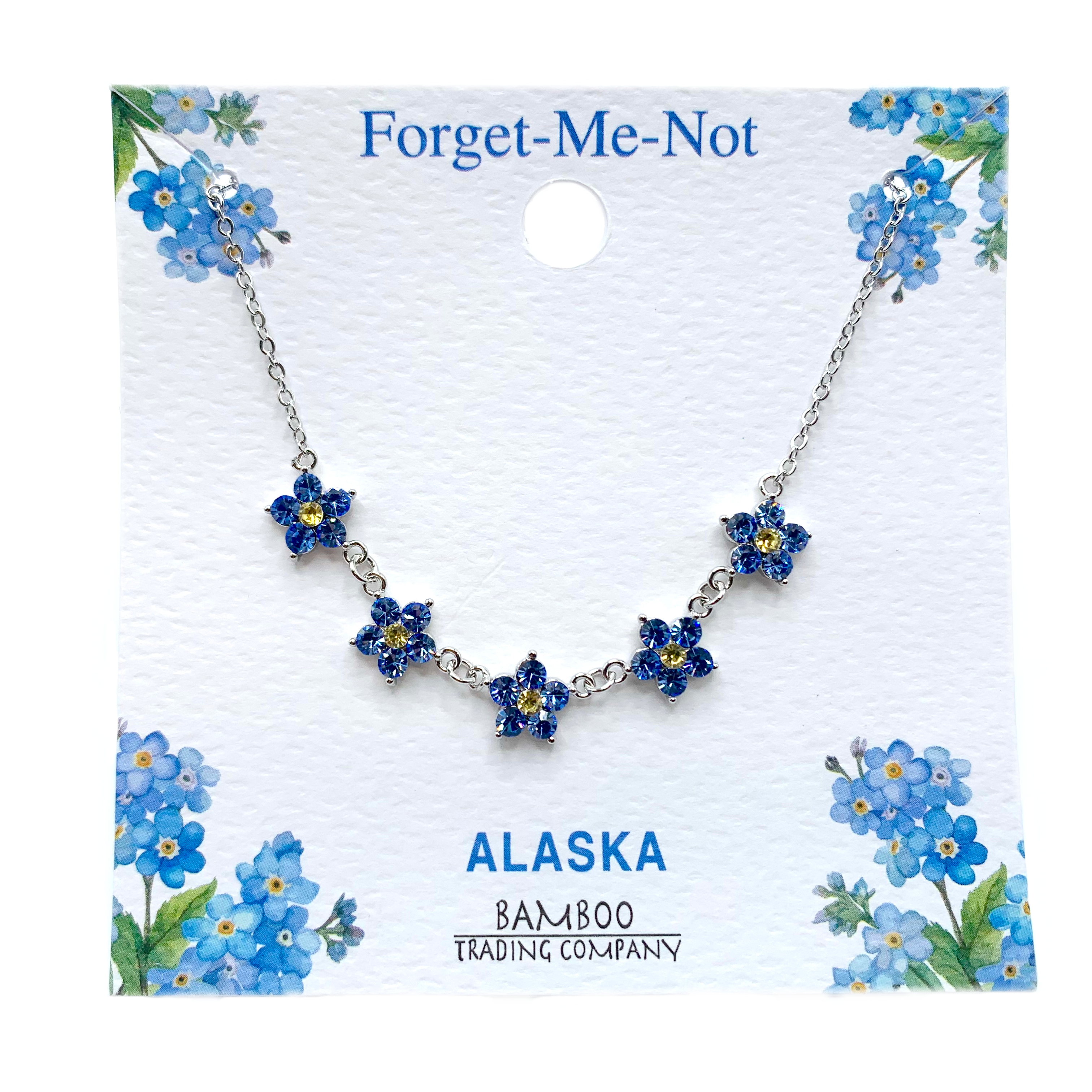 Forget-Me-Not Sparkle Necklace