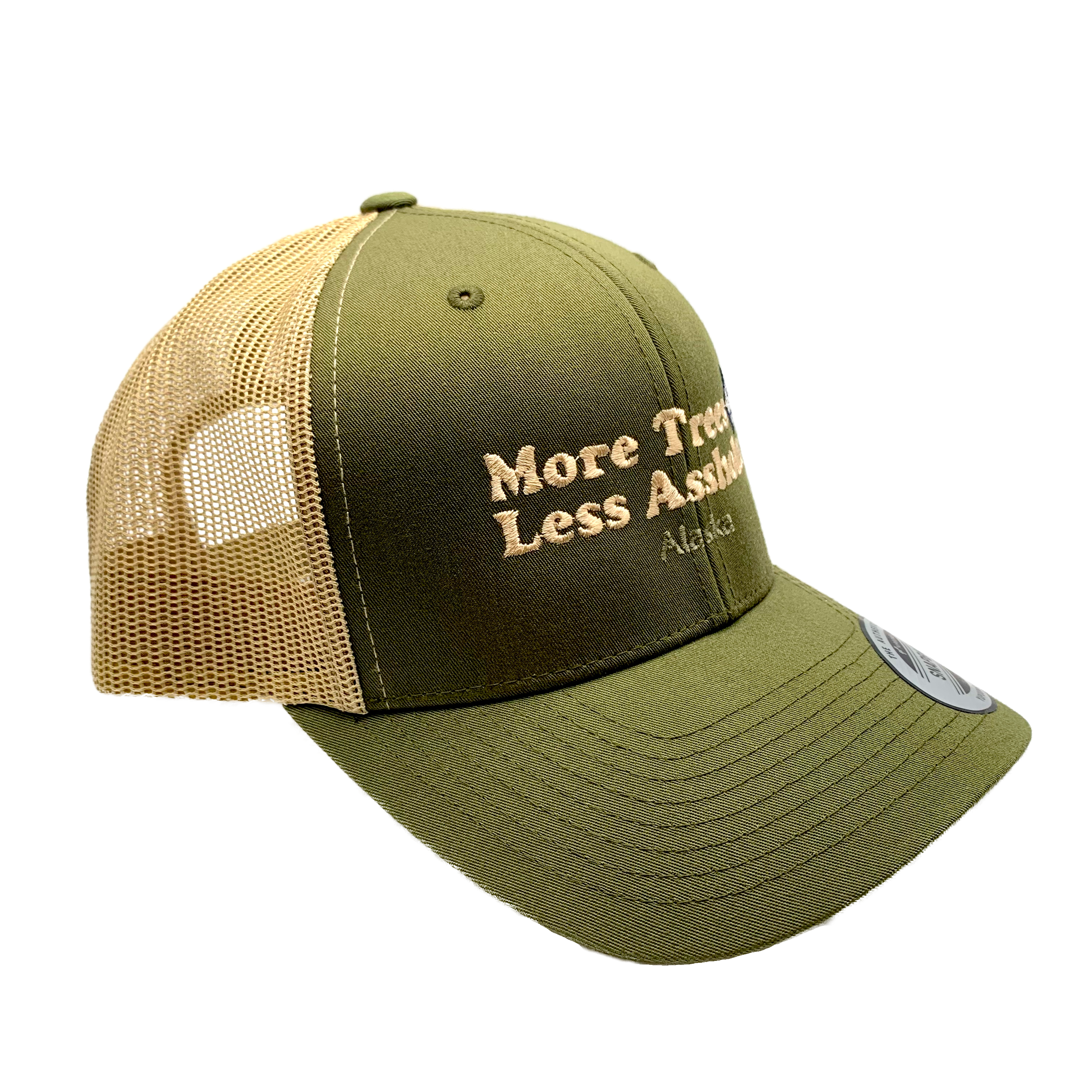 More Trees Less Assholes Alaska Baseball Hat