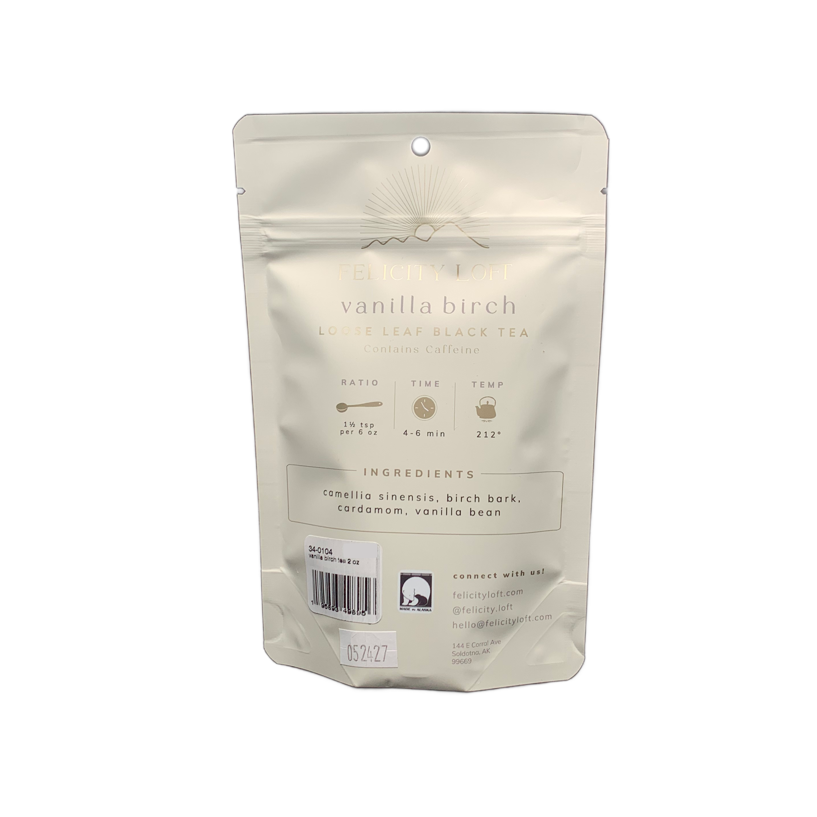 Vanilla Birch Tea 2 oz