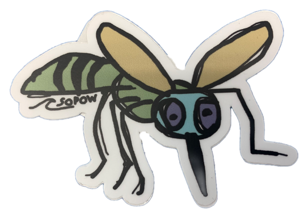 LARGE Madagascar Moon Moth Sticker