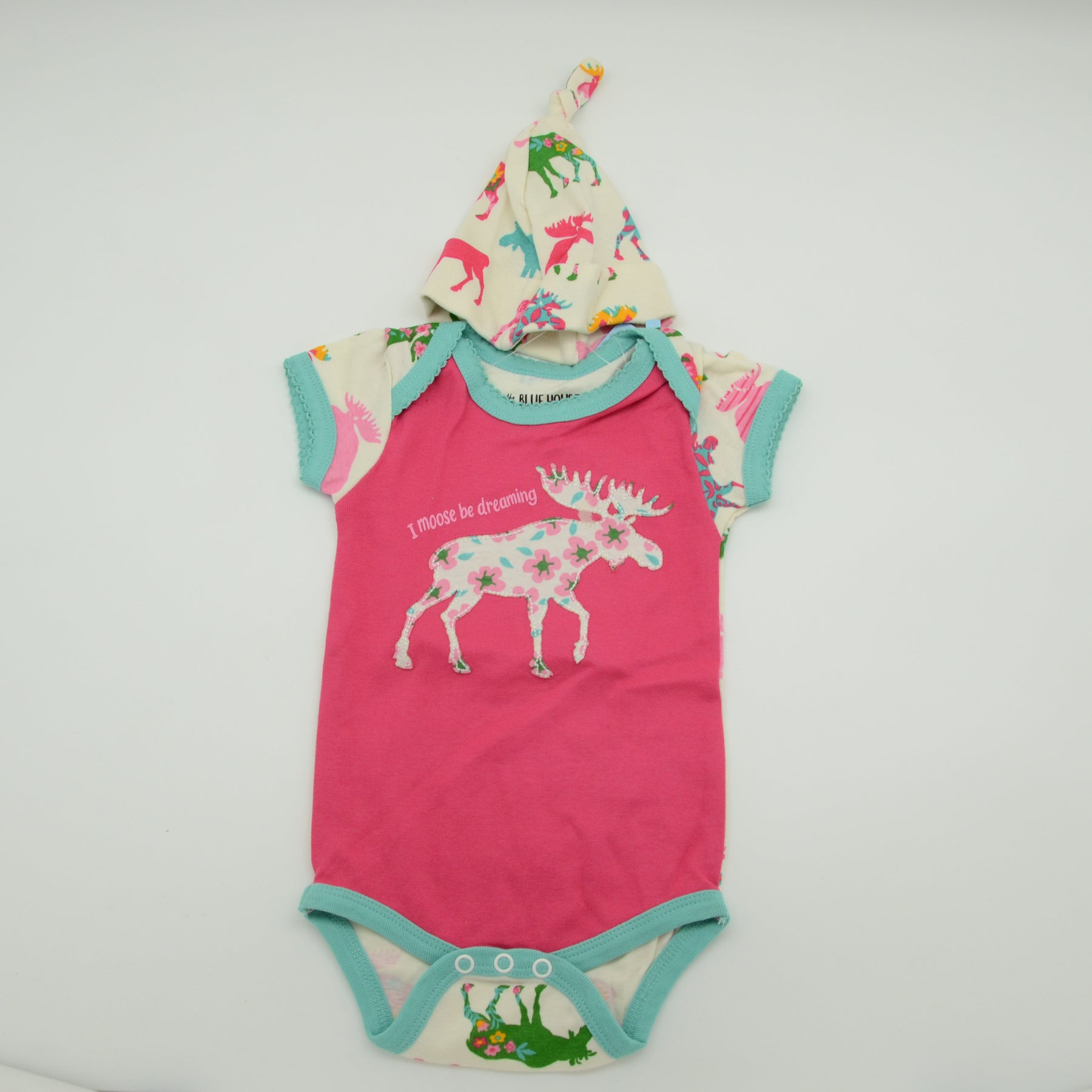 I Moose Be Dreaming Alaska Onesie with Hat